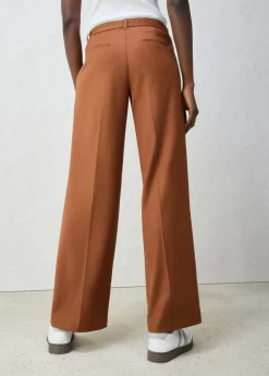 bonprix bonprix Pantalón de lana con pinzas marrón ladrillo