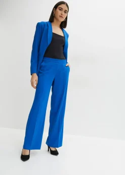 bonprix bonprix Pantalón de lentejuelas de corte holgado Azul ártico