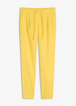 bonprix bonprix Pantalón de lino curry limón Outlet