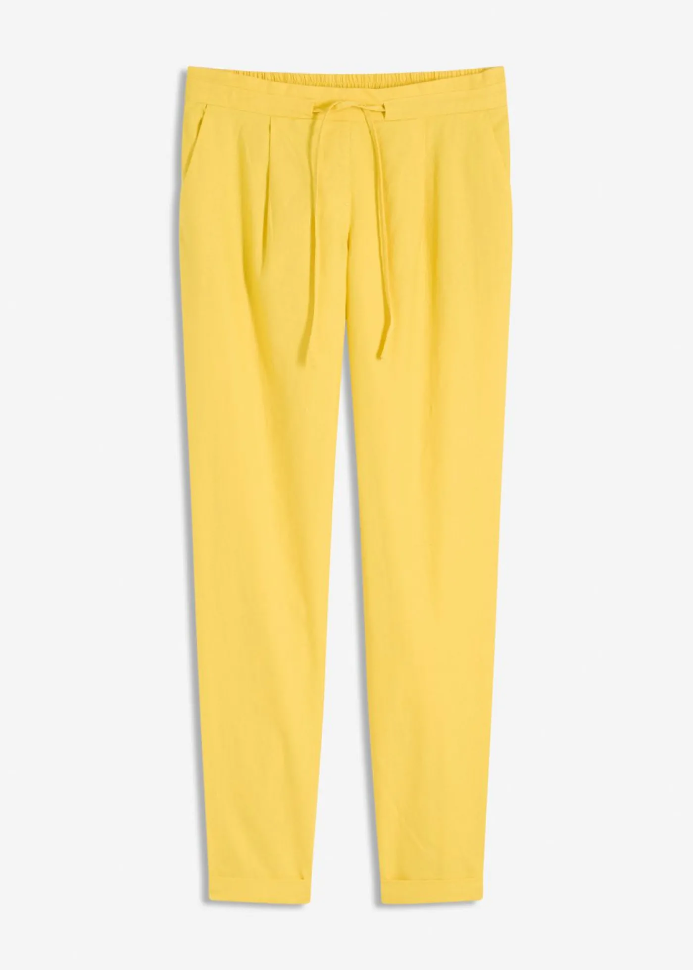 bonprix bonprix Pantalón de lino curry limón Outlet