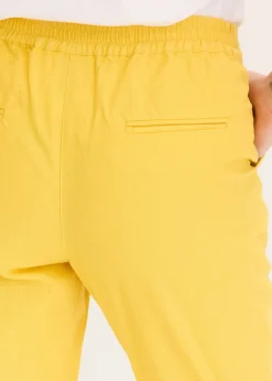 bonprix bonprix Pantalón de lino curry limón Outlet