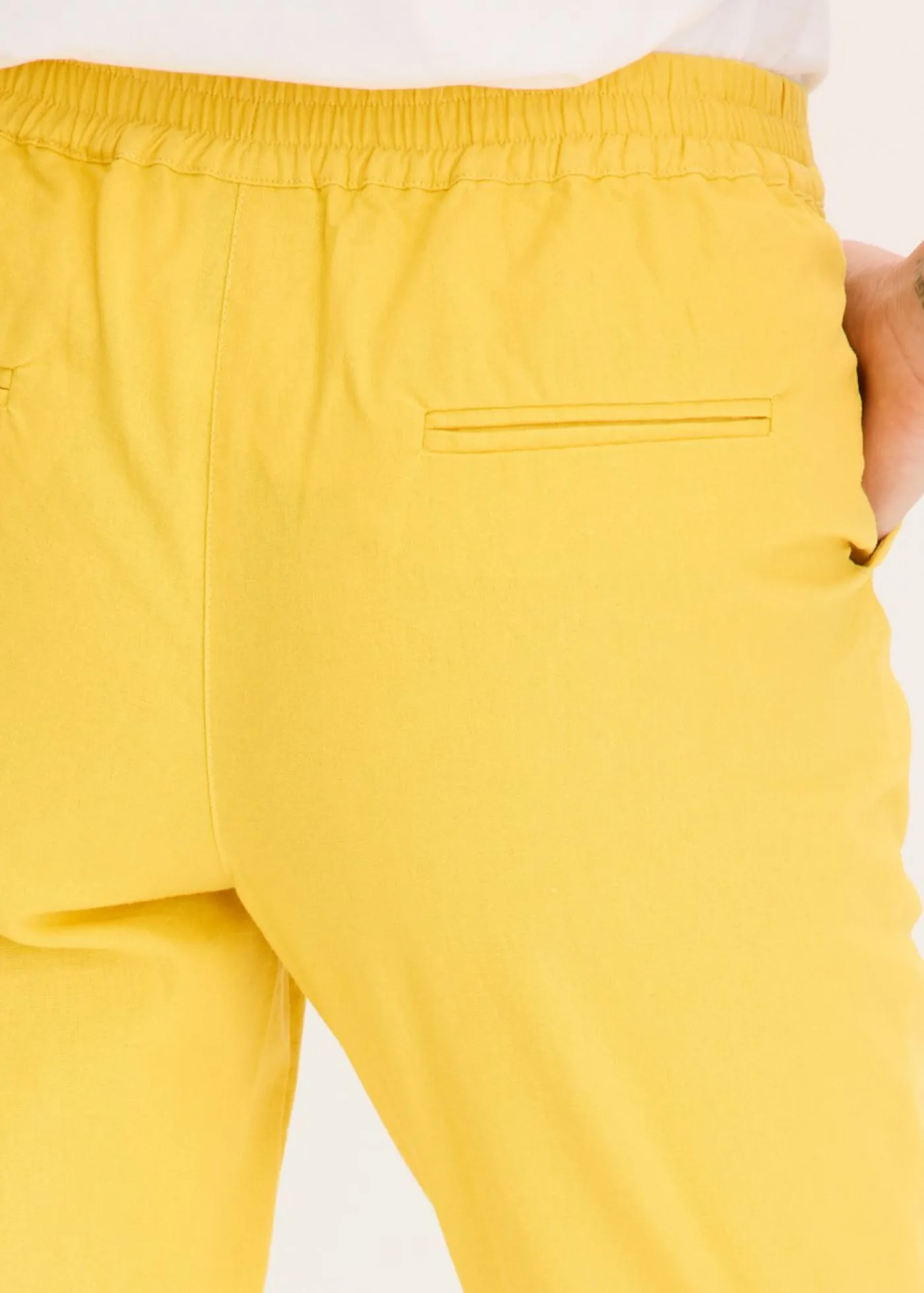 bonprix bonprix Pantalón de lino curry limón Outlet