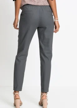 bonprix bonprix Pantalón de lino carbón Sale