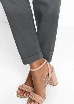 bonprix bonprix Pantalón de lino carbón Sale