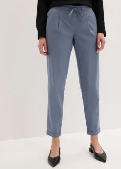 bonprix bonprix Pantalón de lino Azul ahumado New