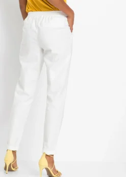 bonprix bonprix Pantalón de lino Blanco Discount