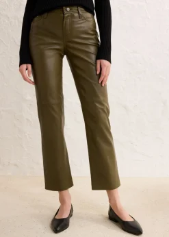 bonprix bonprix Pantalón de napa de borrego Caqui Online