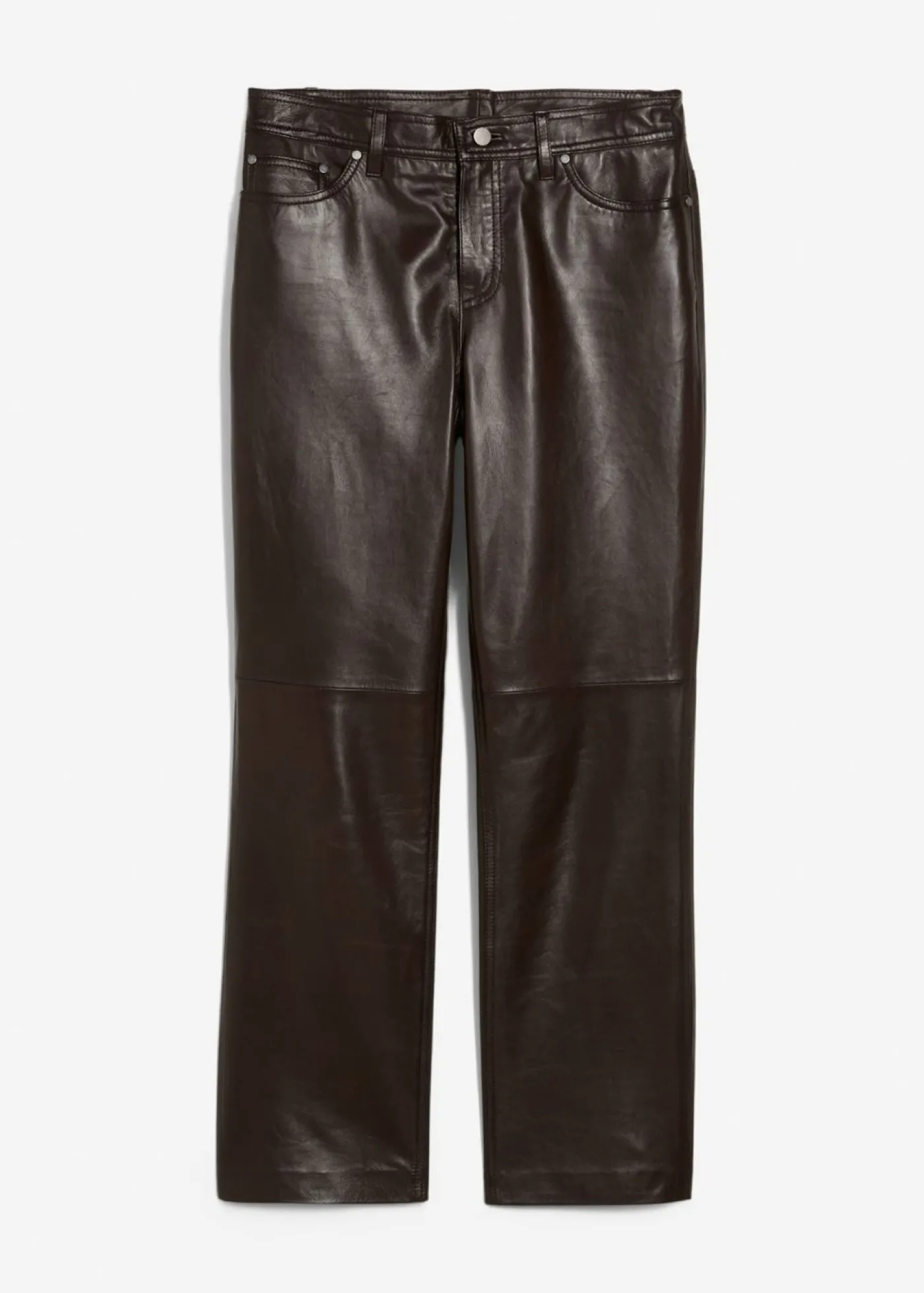 bonprix bonprix Pantalón de napa de borrego Marrón oscuro Outlet