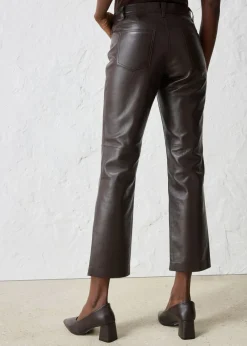 bonprix bonprix Pantalón de napa de borrego Marrón oscuro Outlet