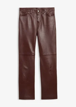 bonprix bonprix Pantalón de napa de cordero Marrón café Discount