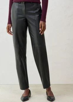 bonprix bonprix Pantalón de napa de cordero Negro New