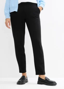 bonprix bonprix Pantalón de neopreno con cintura cómoda Negro