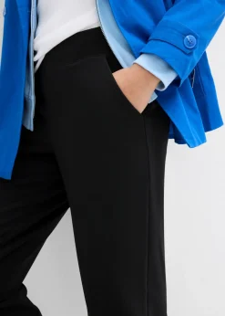 bonprix bonprix Pantalón de neopreno con cintura cómoda Negro