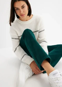 bonprix bonprix Pantalón de pana Verde intenso Outlet