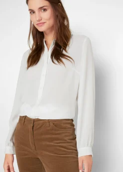 bonprix bonprix Pantalón de pana elásticos, straight bronceado Hot