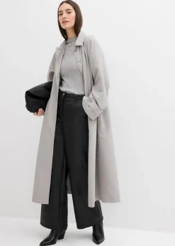 bonprix bonprix Pantalón de piel sintética Negro New