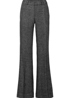 bonprix bonprix Pantalón de pierna ancha gris/negro moteado New