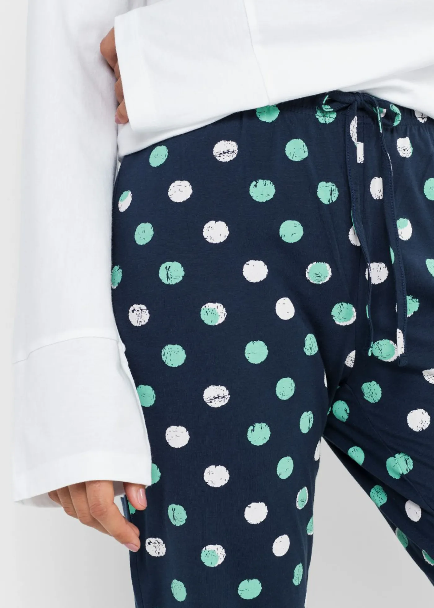 bonprix bonprix Pantalón de pijama Azul marino de lunares Clearance
