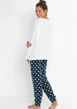 bonprix bonprix Pantalón de pijama Azul marino de lunares Clearance
