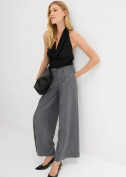 bonprix bonprix Pantalón de pinzas Antracita jaspeado Outlet