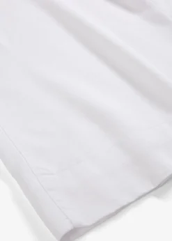 bonprix bonprix Pantalón de pinzas de lyocell fluido Blanco Hot