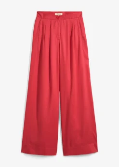 bonprix bonprix Pantalón de pinzas de lyocell fluido rosa paraíso Online