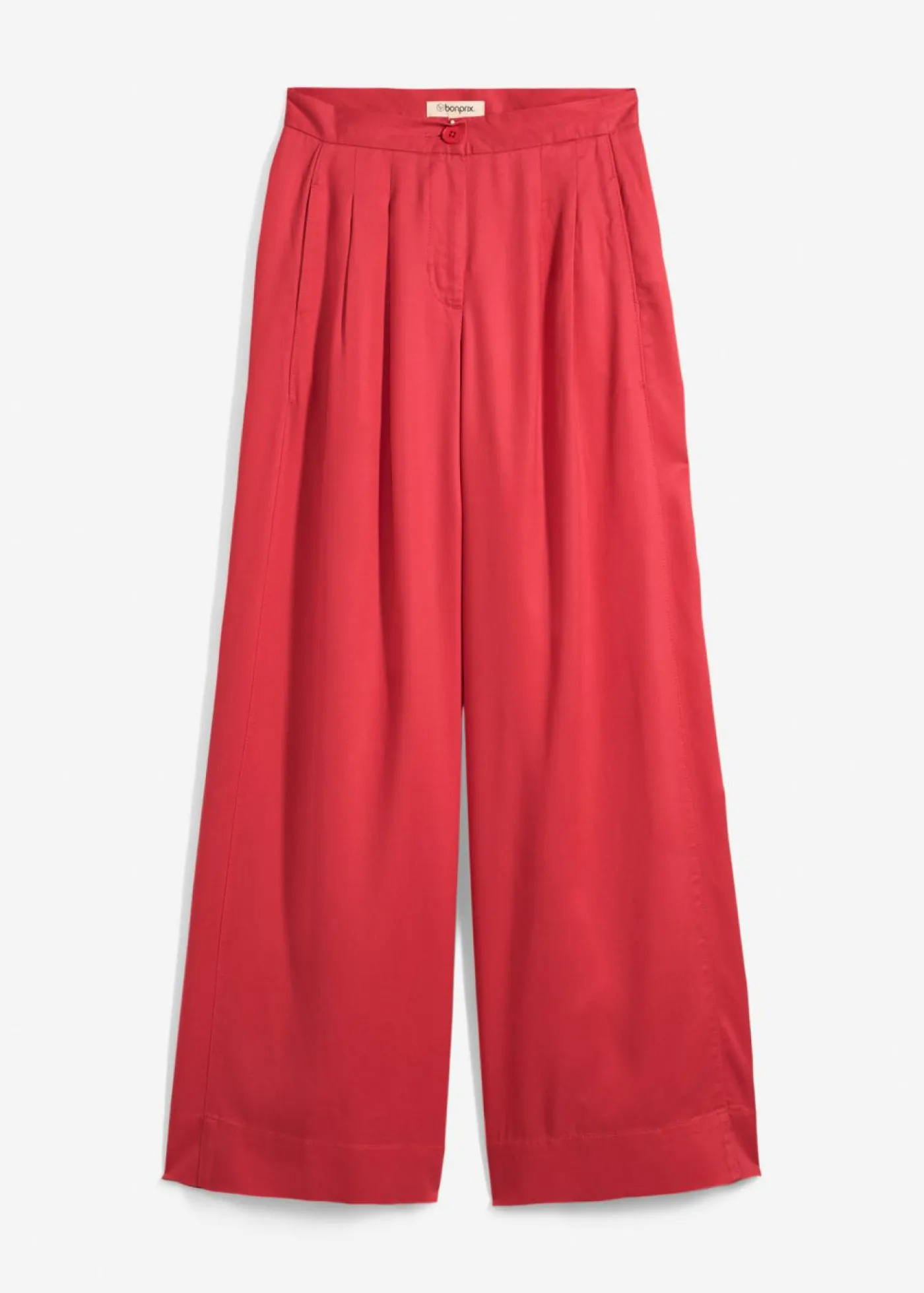 bonprix bonprix Pantalón de pinzas de lyocell fluido rosa paraíso Online