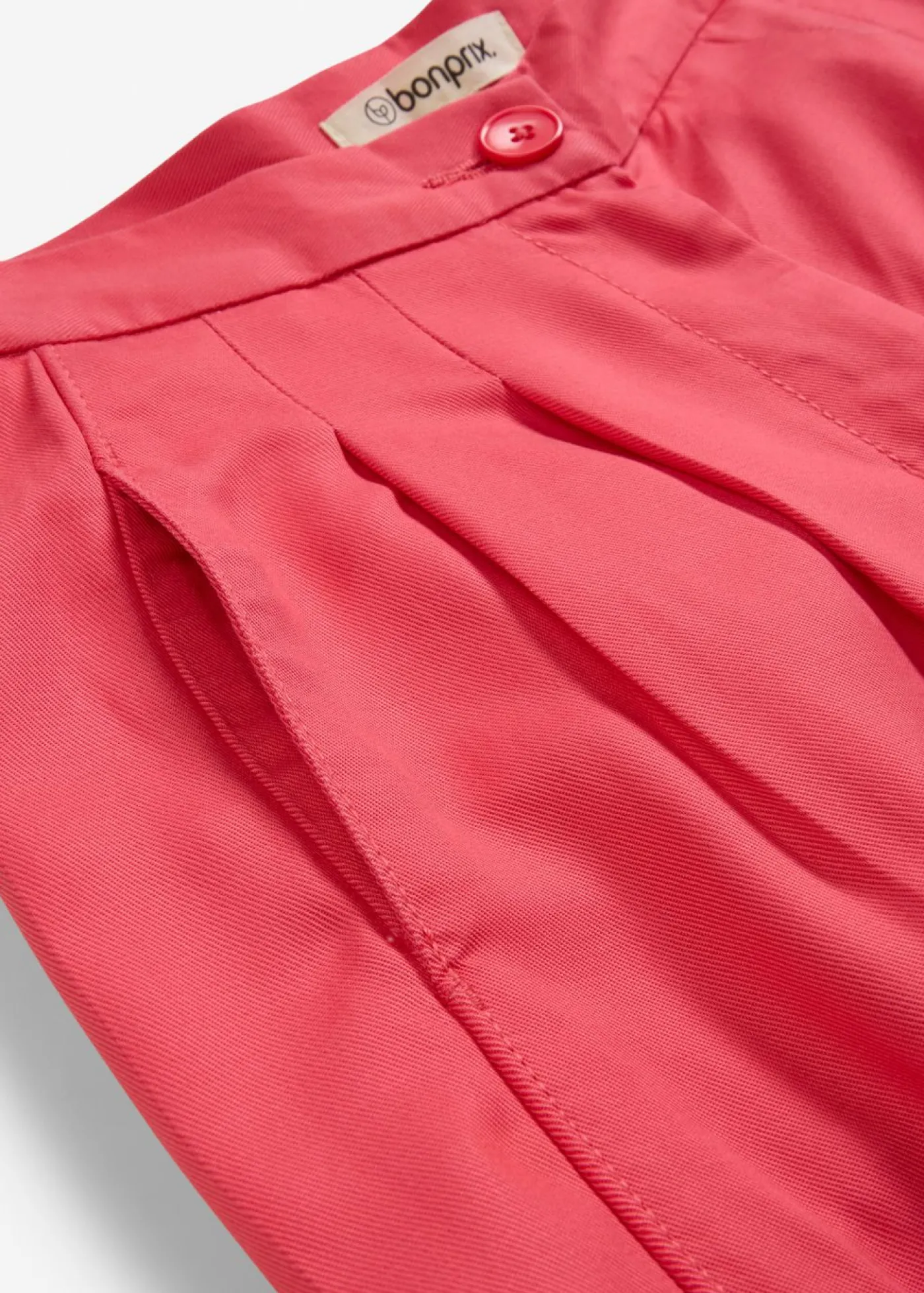 bonprix bonprix Pantalón de pinzas de lyocell fluido rosa paraíso Online