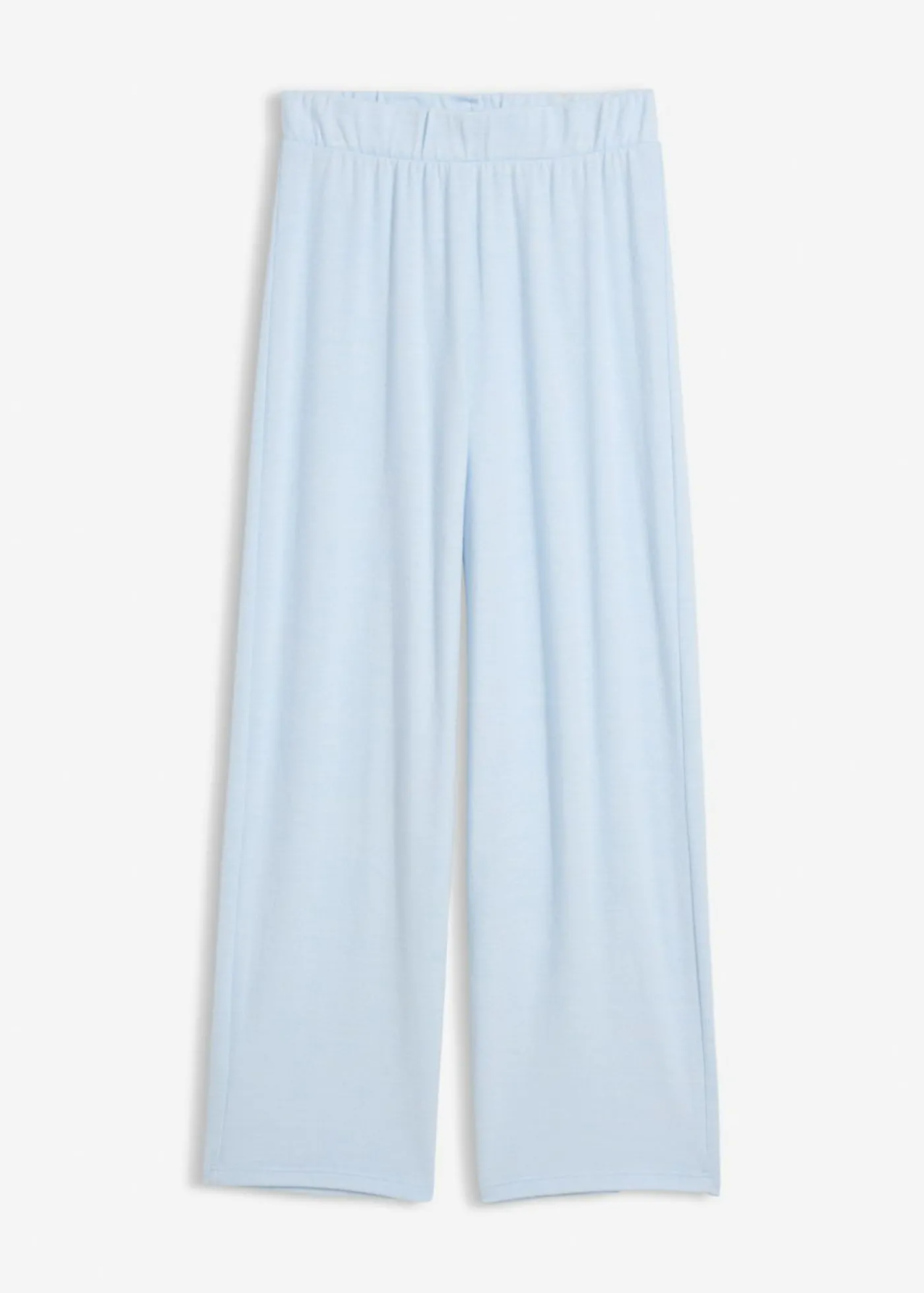 bonprix bonprix Pantalón de punto con aspecto de punto azul pálido moteado Sale