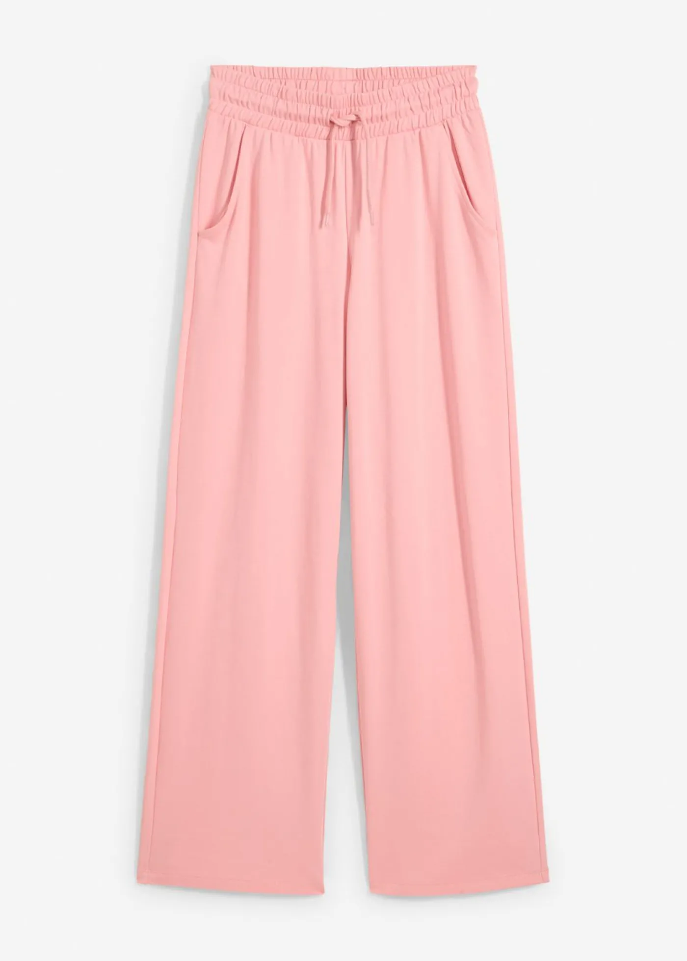 bonprix bonprix Pantalón de punto de interlock rosa pálido Outlet