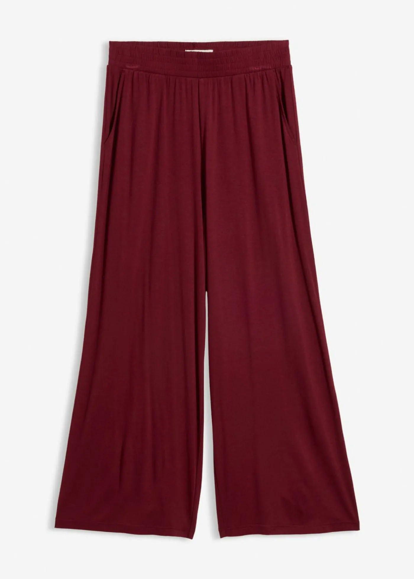 bonprix bonprix Pantalón de punto de mezcla de viscosa fluida, largo 7/8 rojo avellana Best
