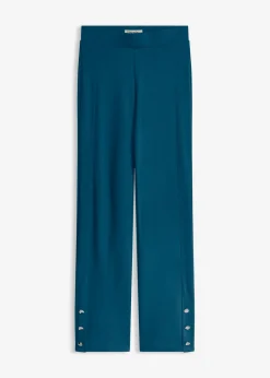 bonprix bonprix Pantalón de Punto di Roma Petróleo azul Outlet