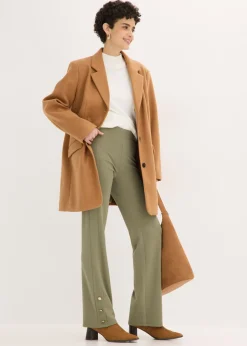 bonprix bonprix Pantalón de Punto di Roma Verde oliva Hot