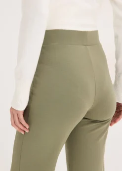bonprix bonprix Pantalón de Punto di Roma Verde oliva Hot