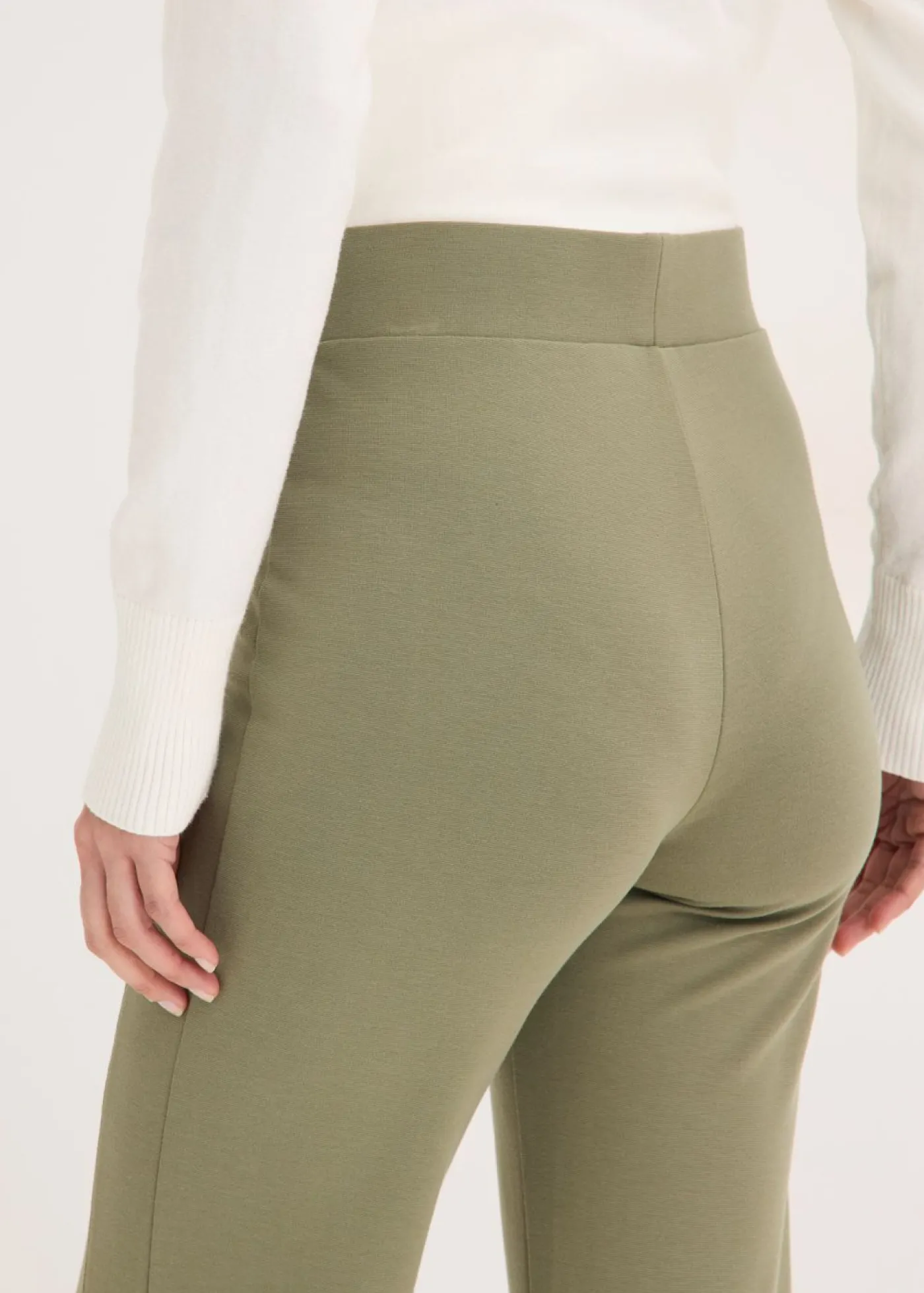 bonprix bonprix Pantalón de Punto di Roma Verde oliva Hot