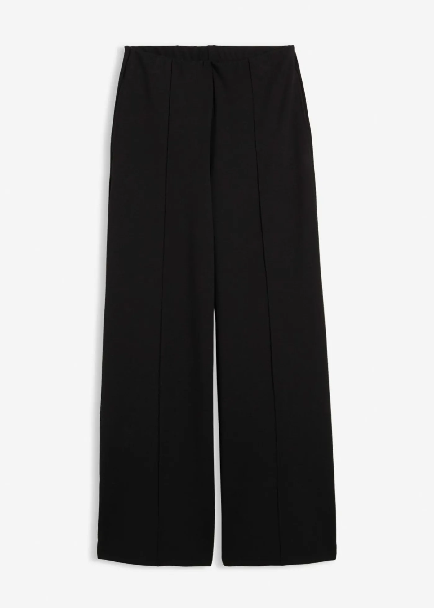 bonprix bonprix Pantalón de Punto di Roma Negro Online