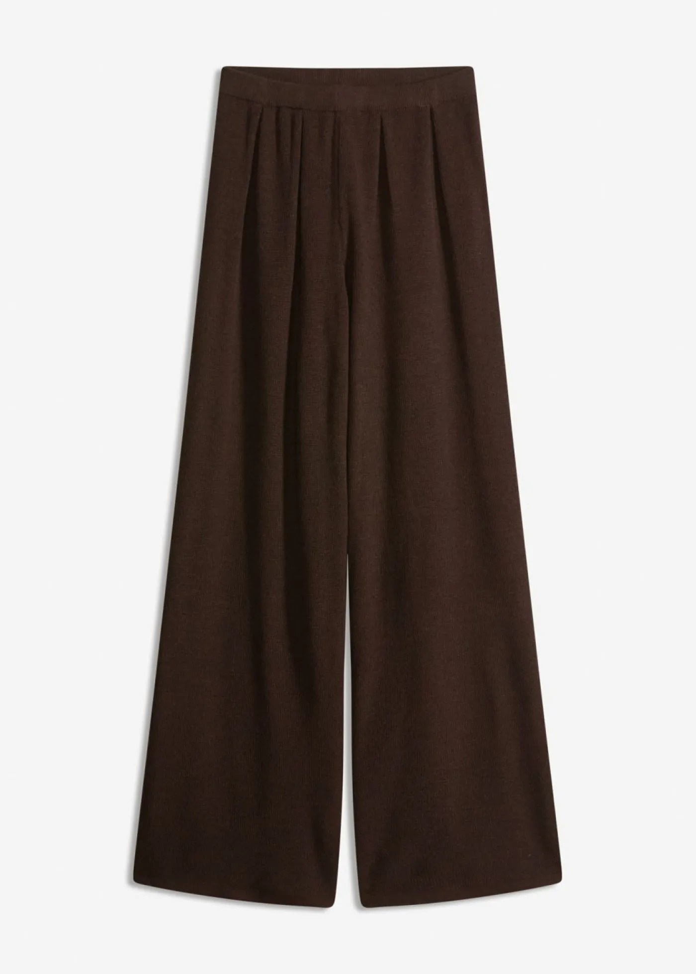 bonprix bonprix Pantalón de punto fino marrón oscuro moteado Online