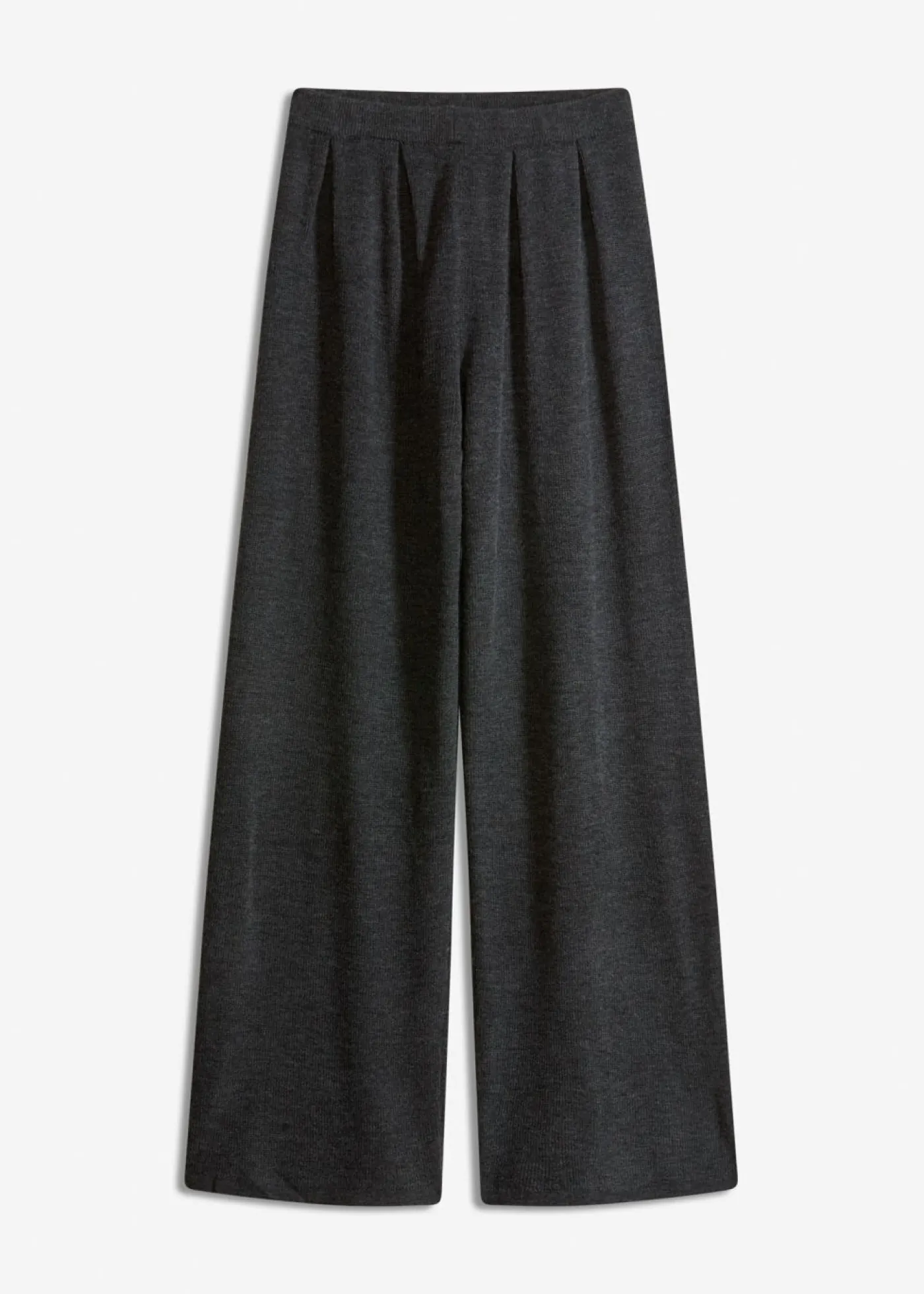bonprix bonprix Pantalón de punto fino antracita jaspeado moteado New