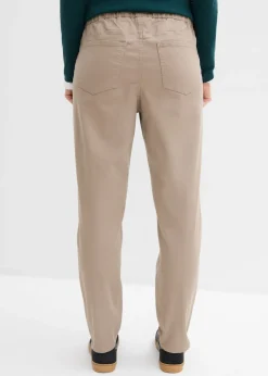 bonprix bonprix Pantalón de sarga Marrón grisáceo Sale