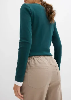 bonprix bonprix Pantalón de sarga Marrón grisáceo Sale