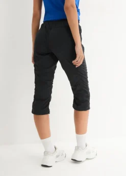 bonprix bonprix Pantalón de senderismo funcional, con largo capri Negro Hot