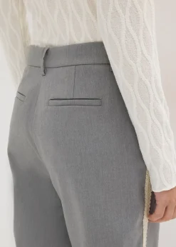 bonprix bonprix Pantalón de traje con cinturilla cómoda gris moteado Online