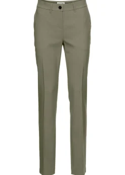 bonprix bonprix Pantalón de traje con pinzas Verde oliva Online