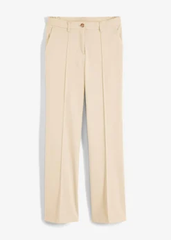 bonprix bonprix Pantalón de traje flared gris guijarro Clearance