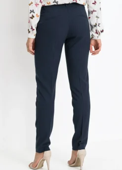 bonprix bonprix Pantalón de traje, petite Azul marino Discount