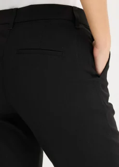 bonprix bonprix Pantalón de traje, petite Negro Discount