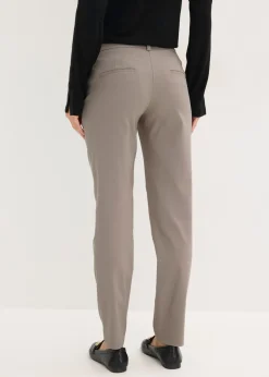 bonprix bonprix Pantalón elástico Marrón grisáceo Sale