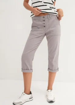 bonprix bonprix Pantalón elástico Gris Online