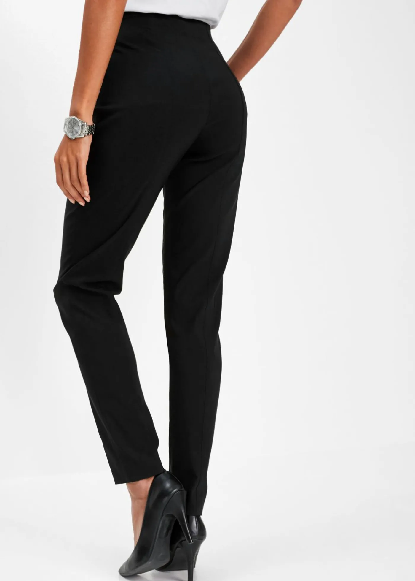 bonprix bonprix Pantalón elástico Negro Hot
