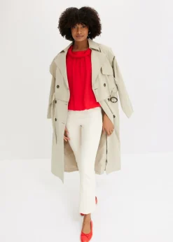 bonprix bonprix Pantalón elástico gris guijarro Online